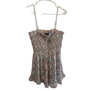 Trixxie Lush Floral Romper with Straps